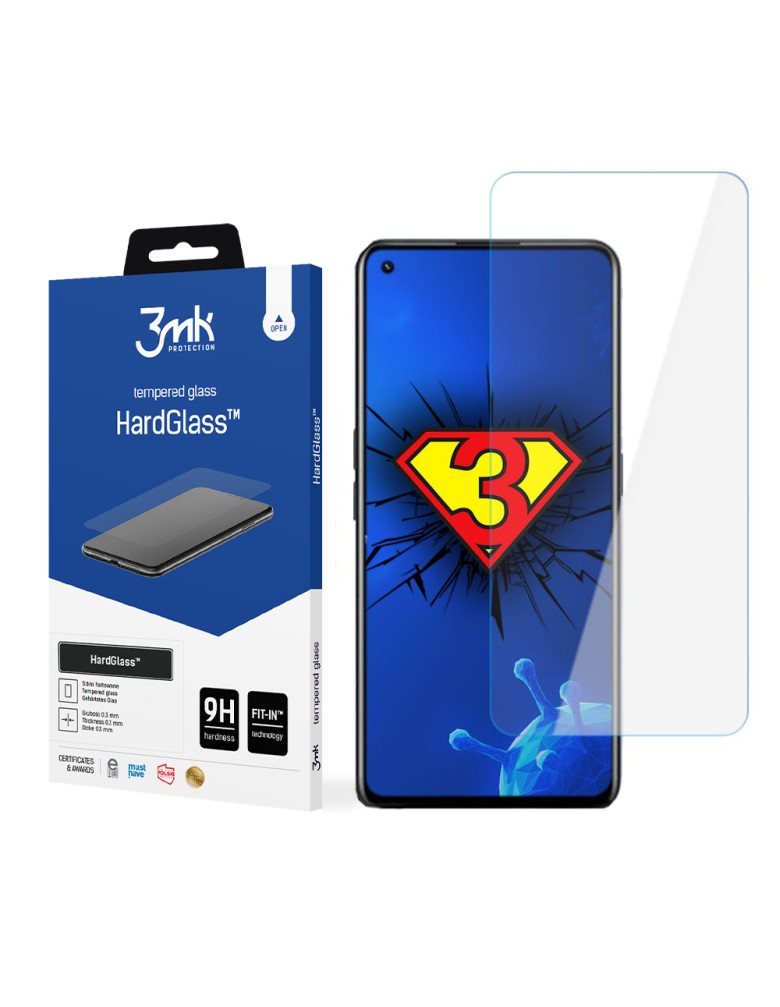 Προστατευτικό Οθόνης 3mk HardGlass Realme 9 5G / Realme 9 Pro 5G - 3MK - Realme 9 5G, Realme 9 Pro 5G