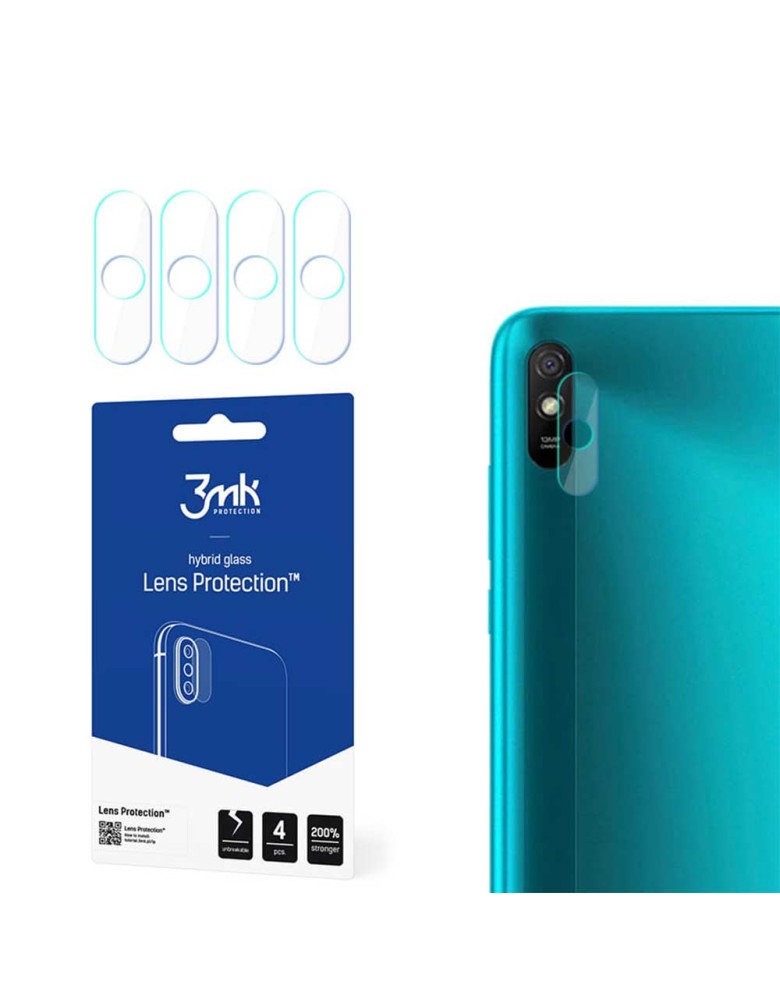 3MK FG Camera Lens Flexible Glass Film Prοtector 7H Xiaomi (4τμ) Redmi 9A / Redmi 9AT - 3MK - Redmi 9A, Redmi 9AT