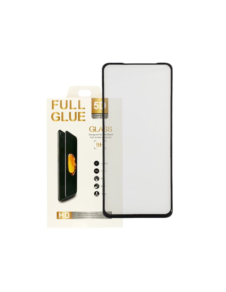 5D Full Glue 9H Glass Huawei H/Q P Smart 2021 Μαύρο - OEM - Μαύρο - P Smart 2021