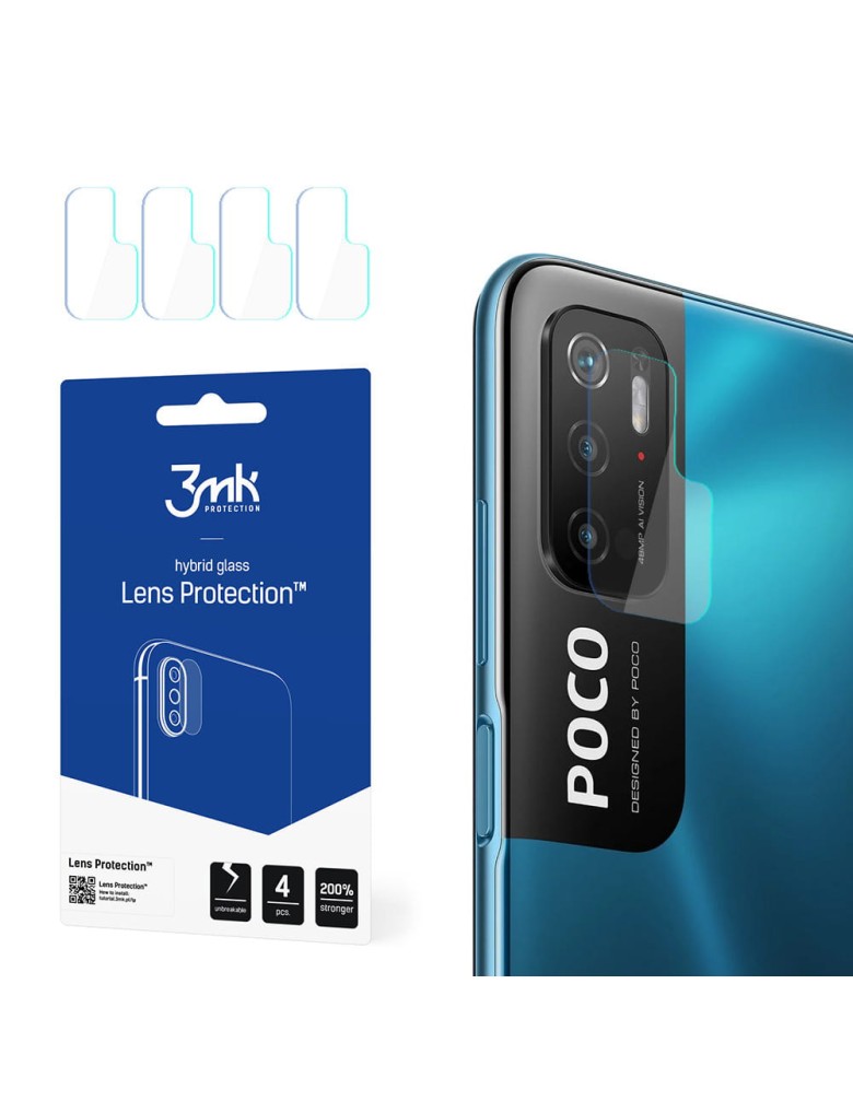 3MK FG Camera Lens Flexible Glass Film Prοtector 7H Xiaomi (4τμ) Redmi Note 10 5G / Poco M3 Pro 5G - 3MK - Poco M3 Pro 5G, Redmi