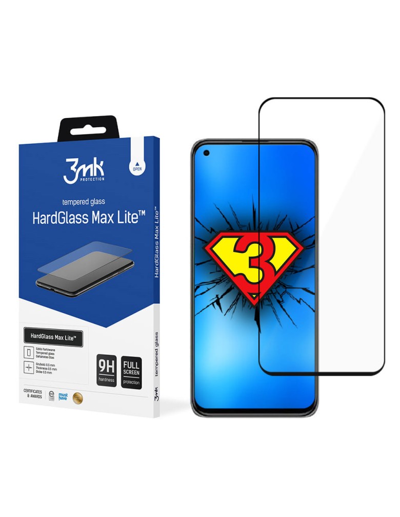 3MK HardGlass Max Lite Full Screen Xiaomi Mi 11 Lite 4G / Mi 11 Lite 5G Μαύρο - 3MK - Μαύρο - Mi 11 Lite 4G, Mi 11 Lite 5G