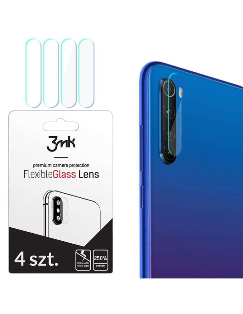 3MK FG Camera Lens Flexible Glass Film Prοtector 7H Xiaomi (4τμ) Redmi Note 8T - 3MK - Redmi Note 8T