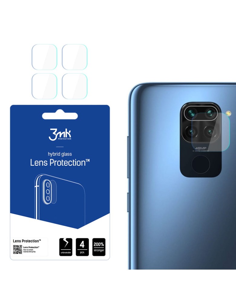 3MK FG Camera Lens Flexible Glass Film Prοtector 7H Xiaomi (4τμ) Redmi Note 9 - 3MK - Redmi Note 9