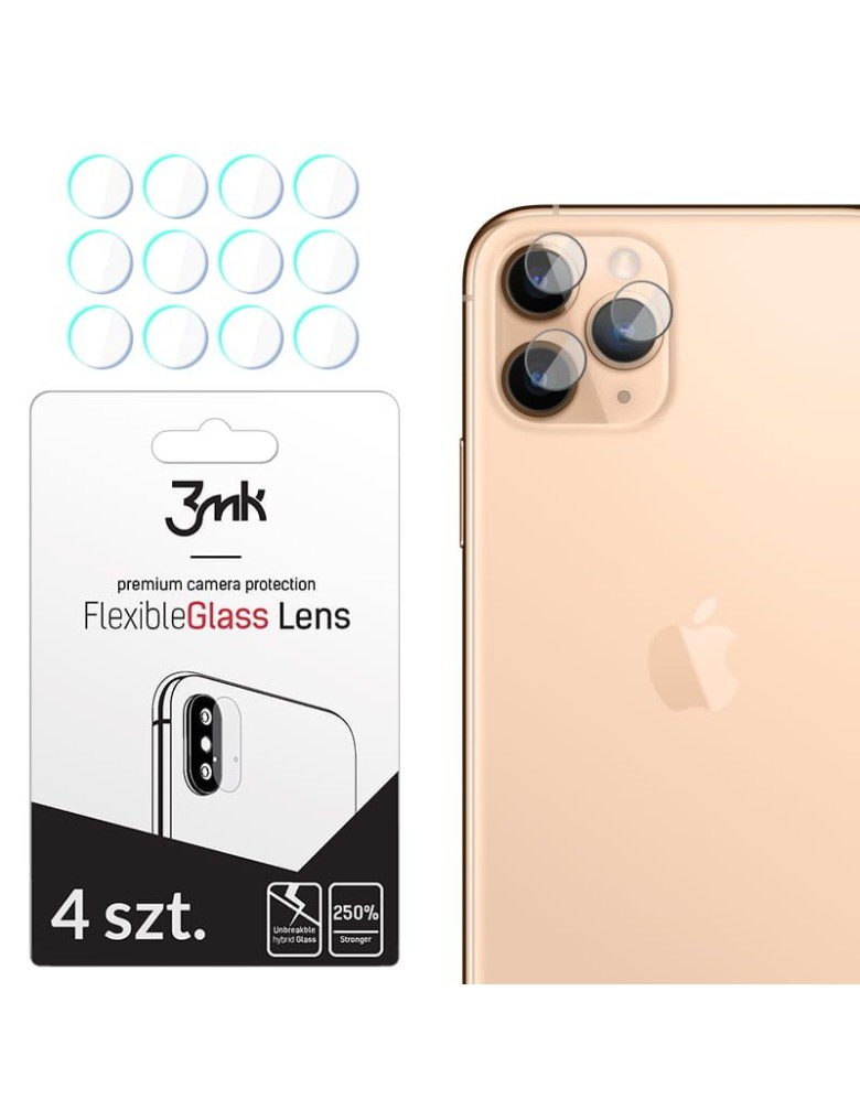 3MK FG Camera Lens Flexible Glass Film Prοtector 7H Apple (4τμ) iPhone 11 Pro Max - 3MK - iPhone 11 Pro Max