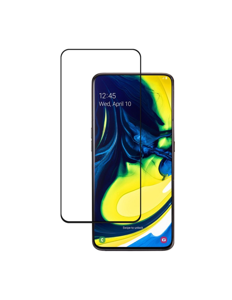 5D Full Glue 9H Glass Samsung H/Q Galaxy A80 Μαύρο - OEM - Μαύρο - Galaxy A80