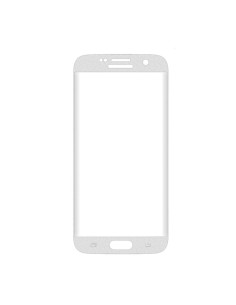 3D Full Cover Glass 9H Samsung Galaxy S6 edge Λευκό - OEM...