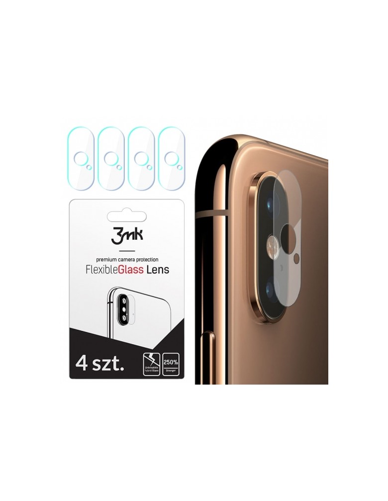 3MK FG Camera Lens Flexible Glass Film Prοtector 7H Apple (4τμ) iPhone XS MAX - 3MK - iPhone XS MAX