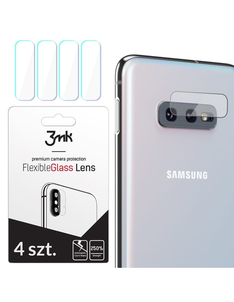 3MK FG Camera Lens Flexible Glass Film Prοtector 7H Samsung (4τμ) Galaxy S10e - 3MK - Galaxy S10e