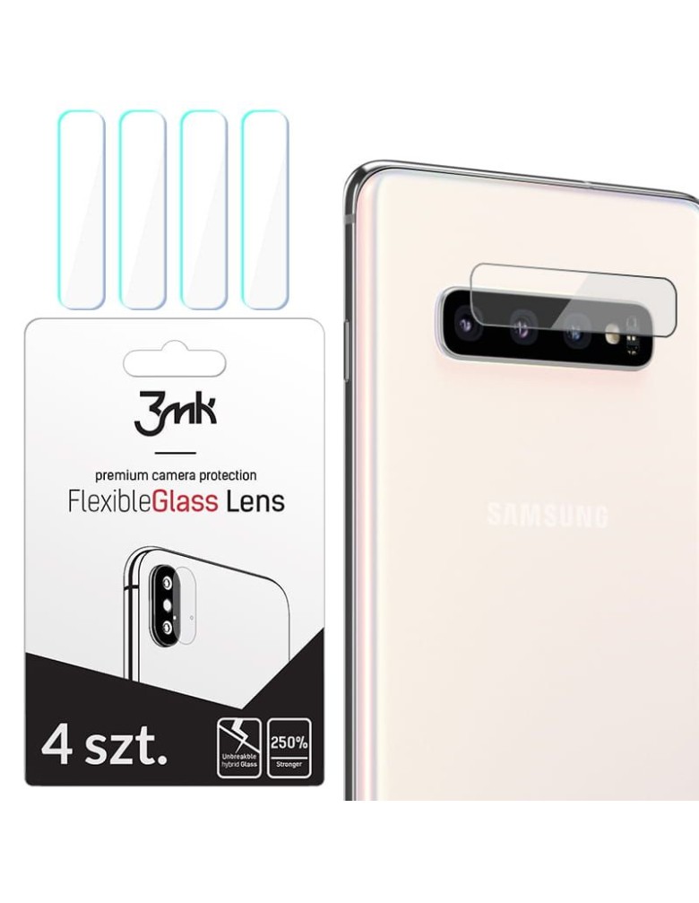 3MK FG Camera Lens Flexible Glass Film Prοtector 7H Samsung (4τμ) Galaxy S10 Plus - 3MK - Galaxy S10 Plus