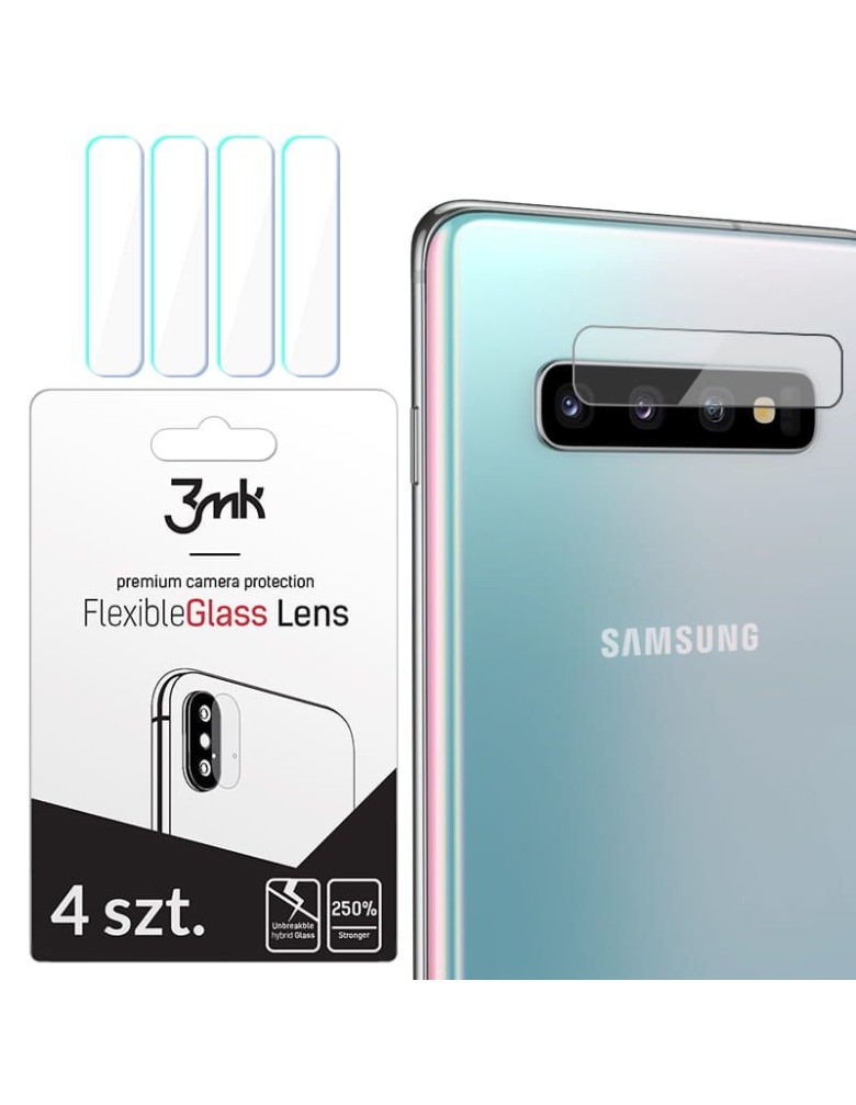 3MK FG Camera Lens Flexible Glass Film Prοtector 7H Samsung (4τμ) Galaxy S10 - 3MK - Galaxy S10