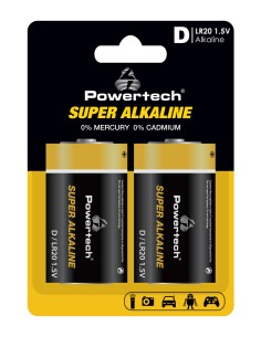 POWERTECH αλκαλικές μπαταρίες Super Alkaline PT-1217,...