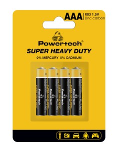 POWERTECH μπαταρίες Zinc Carbon Super Heavy Duty PT-1218,...