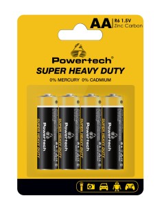 POWERTECH μπαταρίες Zinc Carbon Super Heavy Duty PT-1219,...