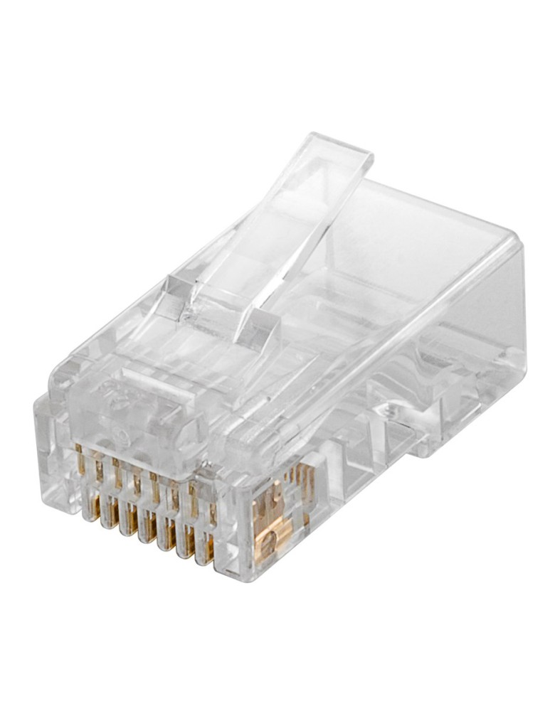 GOOBAY βύσμα RJ45 93828, CAT 6 UTP, διάφανο, 10τμχ