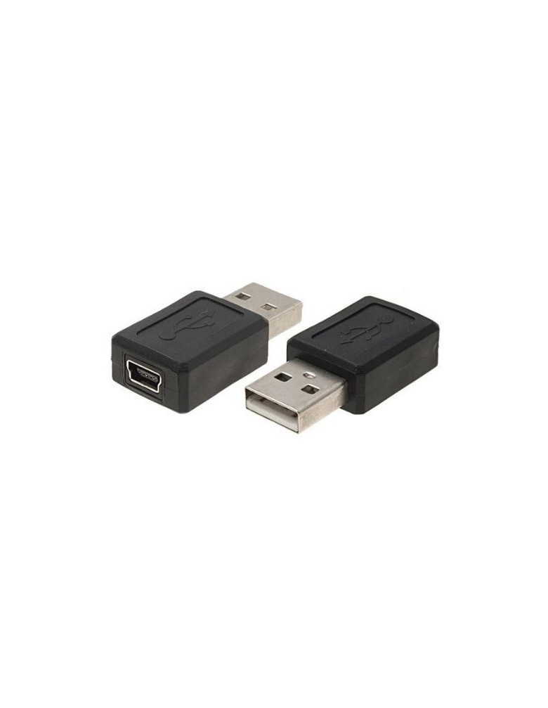 POWERTECH αντάπτορας USB σε USB Mini CAB-U111, 480Mbps, μαύρος