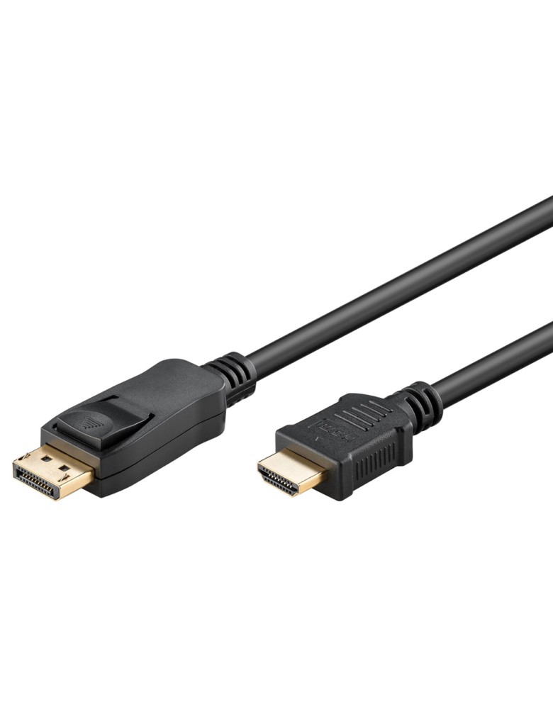 GOOBAY καλώδιο DisplayPort σε HDMI 64836, 4K/30Hz, 2m, μαύρο