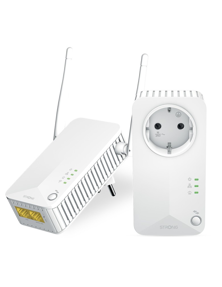 STRONG Powerline Kit POWERLWF600DUOEUV2, 600Mbps, 300Mbps WiFi, 2τμχ