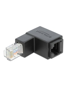 DELOCK αντάπτορας RJ45 86423, CAT 6 UTP, γωνιακός 90°,...