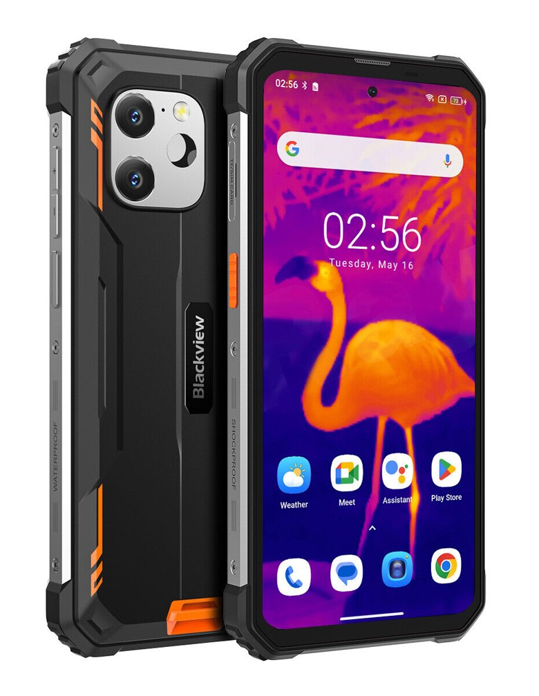 BLACKVIEW smartphone BV8900, θερμική κάμερα 8/256GB IP68/IP69K πορτοκαλί