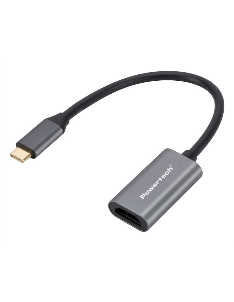 POWERTECH αντάπτορας USB-C σε HDMI CAB-UC086, 4K/60Hz, γκρι