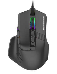 POWERTECH ενσύρματο gaming ποντίκι PT-1274, RGB φως,...