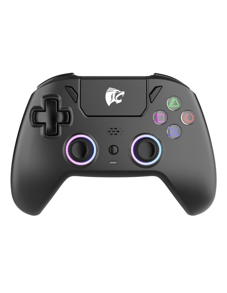 ROAR ασύρματο gamepad RR-0023, Switch/PS4/PC/iOS/Android, Bluetooth, μαύρο