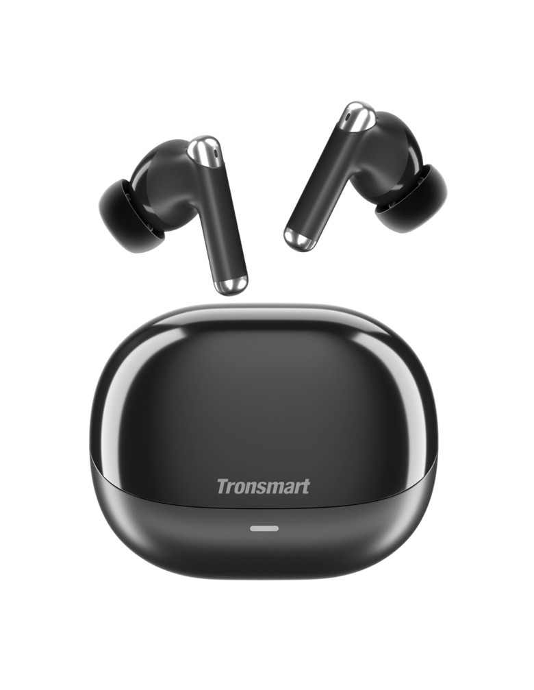 TRONSMART earphones με θήκη φόρτισης Sounfii R4, TWS, ENC, 12mm, μαύρο