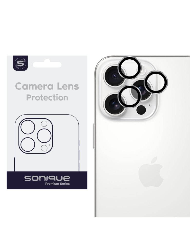 Camera Protection Sonique Lens Pro Apple iPhone 16 Pro / iPhone 16 Pro Max Silver