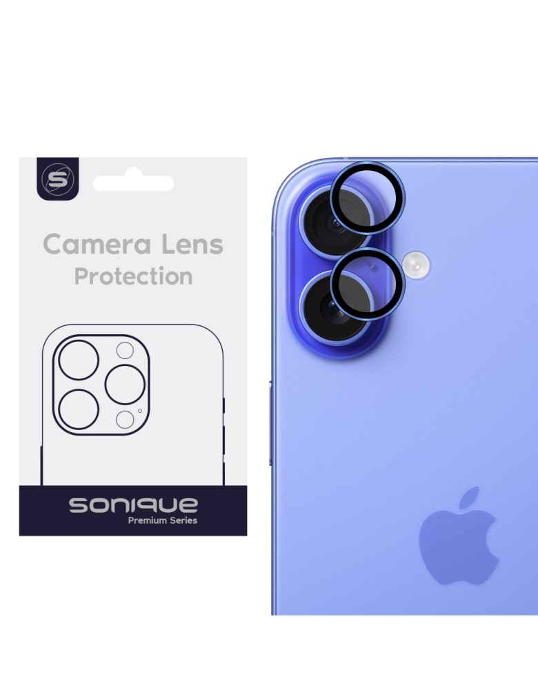 Camera Protection Sonique Lens Pro Apple iPhone 16 / iPhone 16 Plus Blue