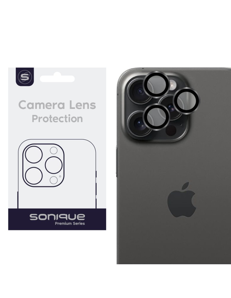 Camera Protection Sonique Lens Pro Apple iPhone 15 Pro / iPhone 15 Pro Max Natural Titanium