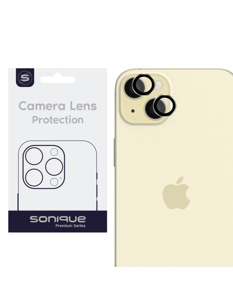 Camera Protection Sonique Lens Pro Apple iPhone 15 / iPhone 15 Plus Yellow