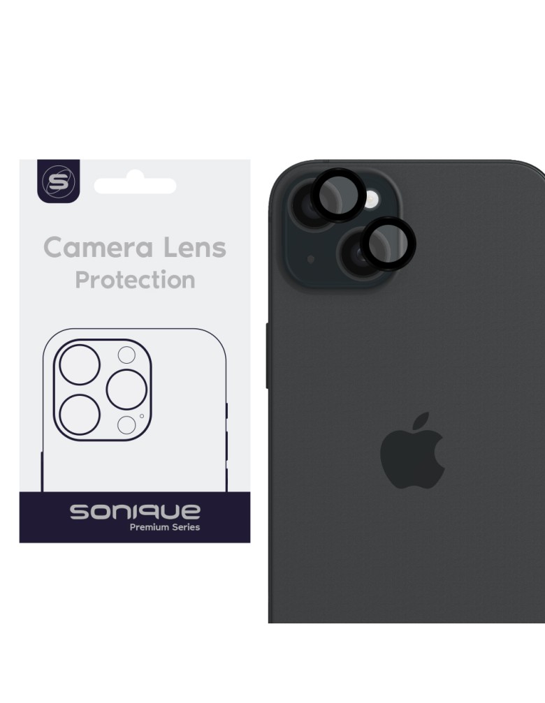 Camera Protection Sonique Lens Pro Apple iPhone 15 / iPhone 15 Plus Black