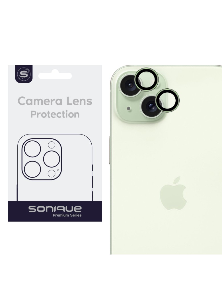 Camera Protection Sonique Lens Pro Apple iPhone 15 / iPhone 15 Plus Green