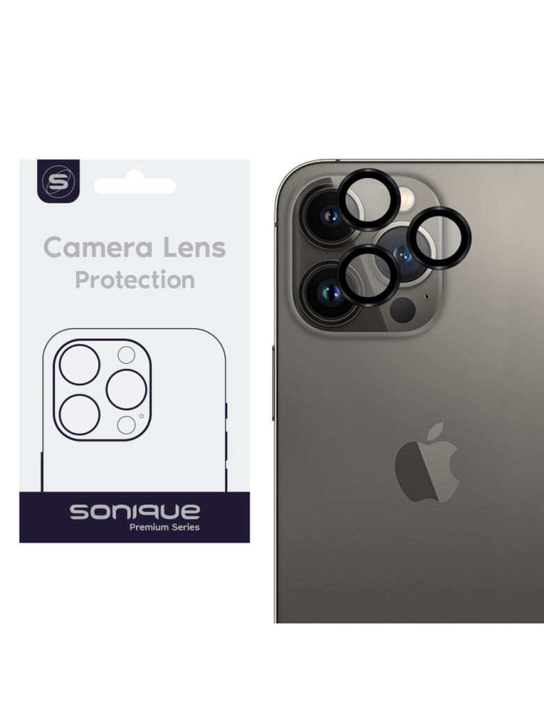 Camera Protection Sonique Lens Pro Apple iPhone 13 Pro / iPhone 13 Pro Max Black