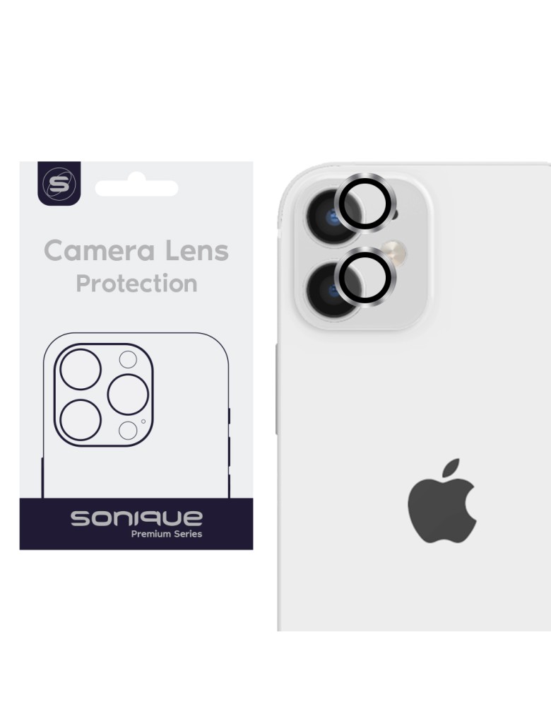 Camera Protection Sonique Lens Pro Apple iPhone 11 / iPhone 12 mini / iPhone 12 Silver