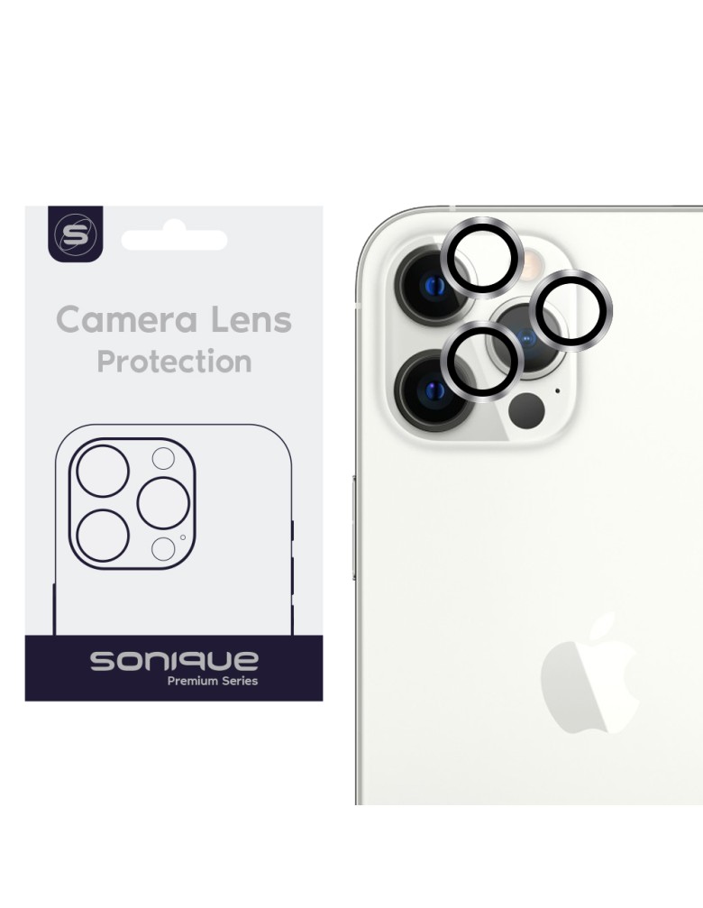 Camera Protection Sonique Lens Pro Apple iPhone 12 Pro Max Silver