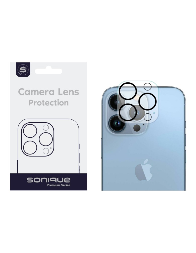 Camera Protection Sonique Lens Full Cover Apple iPhone 13 Pro / iPhone 13 Pro Max Black