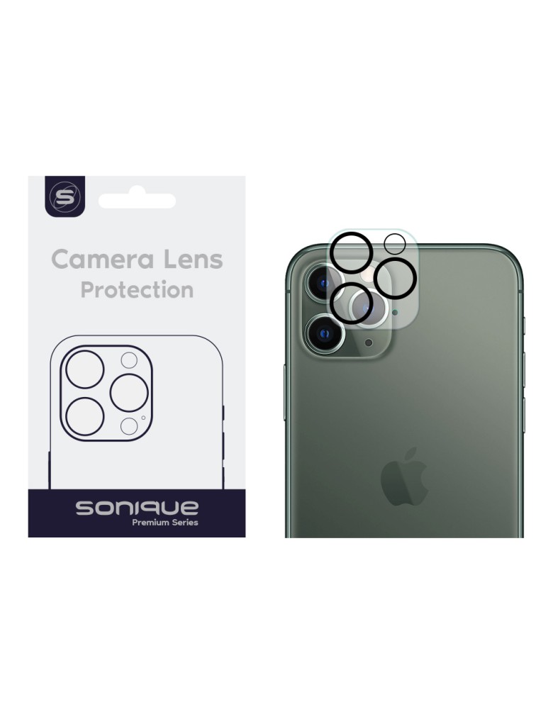 Camera Protection Sonique Lens Full Cover Apple iPhone 11 Pro / iPhone 11 Pro Max Black