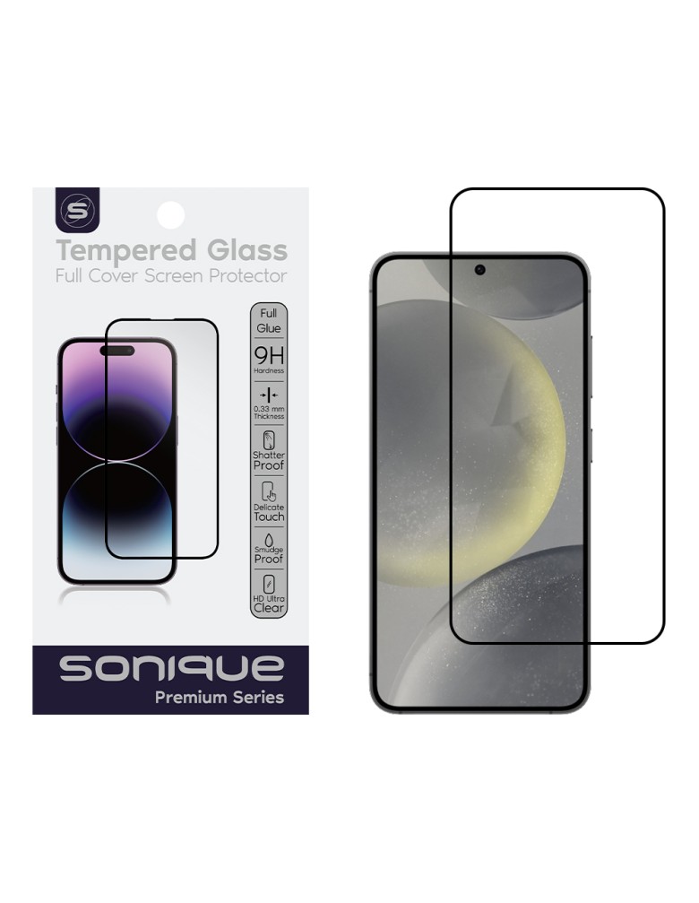 Hardy Glass Sonique Premium Series HD Full Cover 9H Samsung Galaxy S24 FE Μαύρο