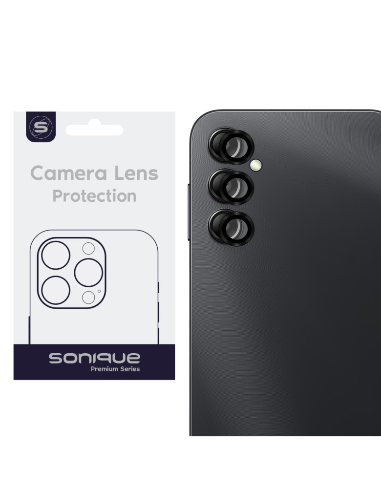 Camera Protection Sonique Lens Pro Samsung Galaxy A14 4G / Galaxy A14 5G / Galaxy A24 4G / Galaxy A34 5G Black