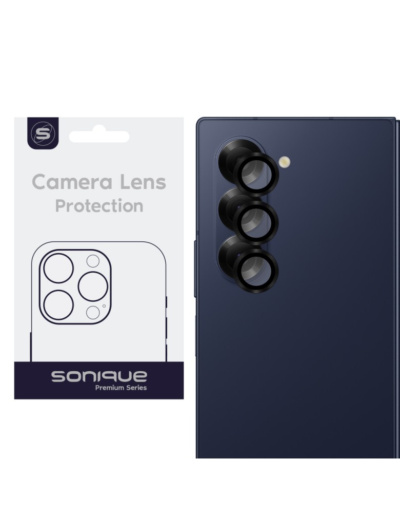 Camera Protection Sonique Lens Pro Samsung Galaxy Z Fold 6 Black