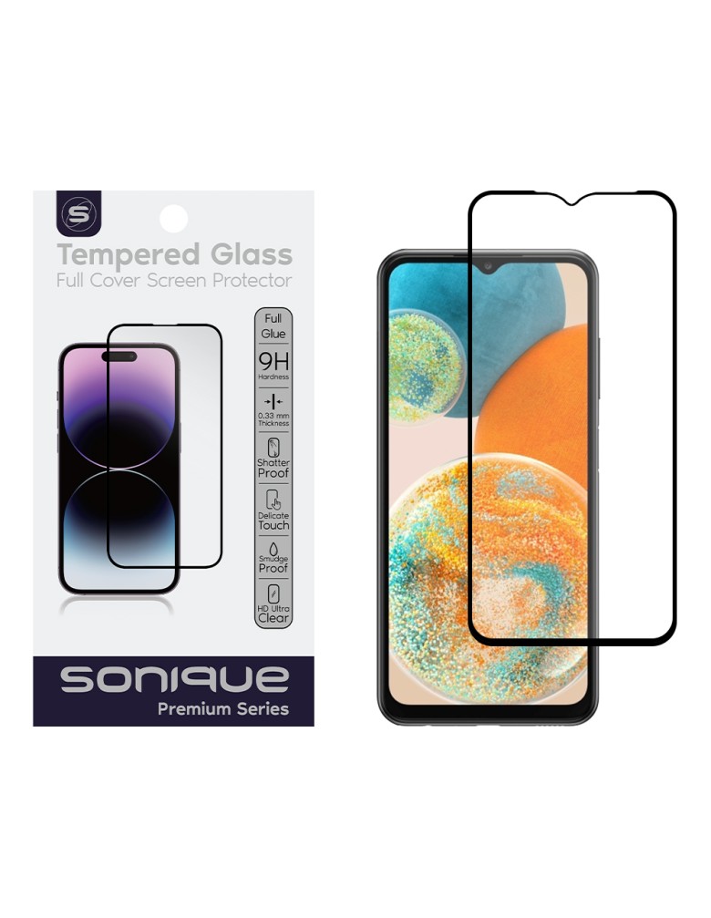 Hardy Glass Sonique Premium Series HD Full Cover 9H Samsung Galaxy A23 5G / Galaxy A23 4G Μαύρο