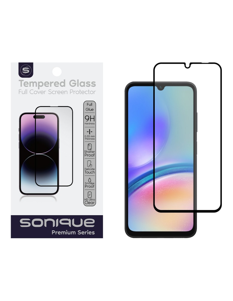 Hardy Glass Sonique Premium Series HD Full Cover 9H Samsung Galaxy A05s 4G Μαύρο