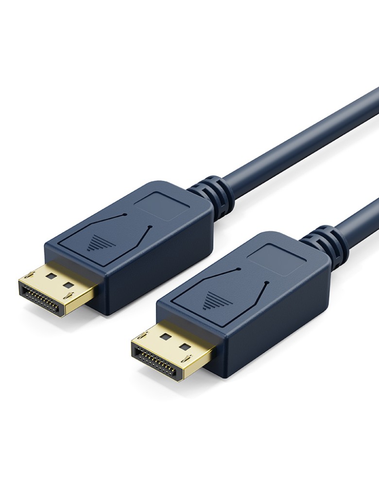 CABLETIME καλώδιο DisplayPort CT-01G, 4K/60Hz, 18 Gbps, 1m, μπλε