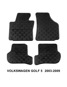 ΣΚΑΦΑΚΙΑ ΠΑΤΑΚΙΑ ΕΙΔΙΚΑ ΣΕΤ ΜΑΥΡΑ 4 ΤΜΧ - V.GOLF 5 03-08