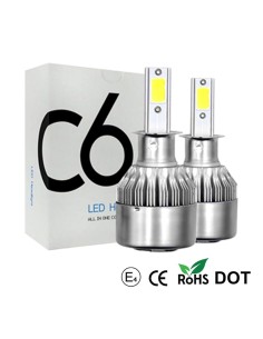 ΣΥΣΤΗΜΑ LED C6 H3 60W 7200LM, 6500K