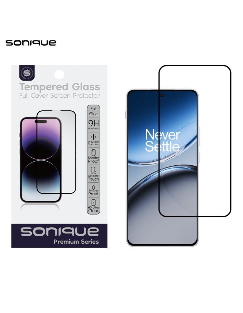 Hardy Glass Sonique Premium Series HD Full Cover 9H OnePlus Nord 4 5G Μαύρο