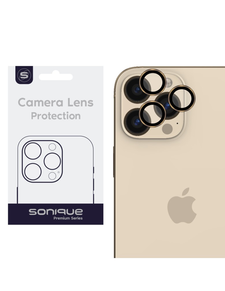 Camera Protection Sonique Lens Pro Apple iPhone 13 Pro / iPhone 13 Pro Max Gold