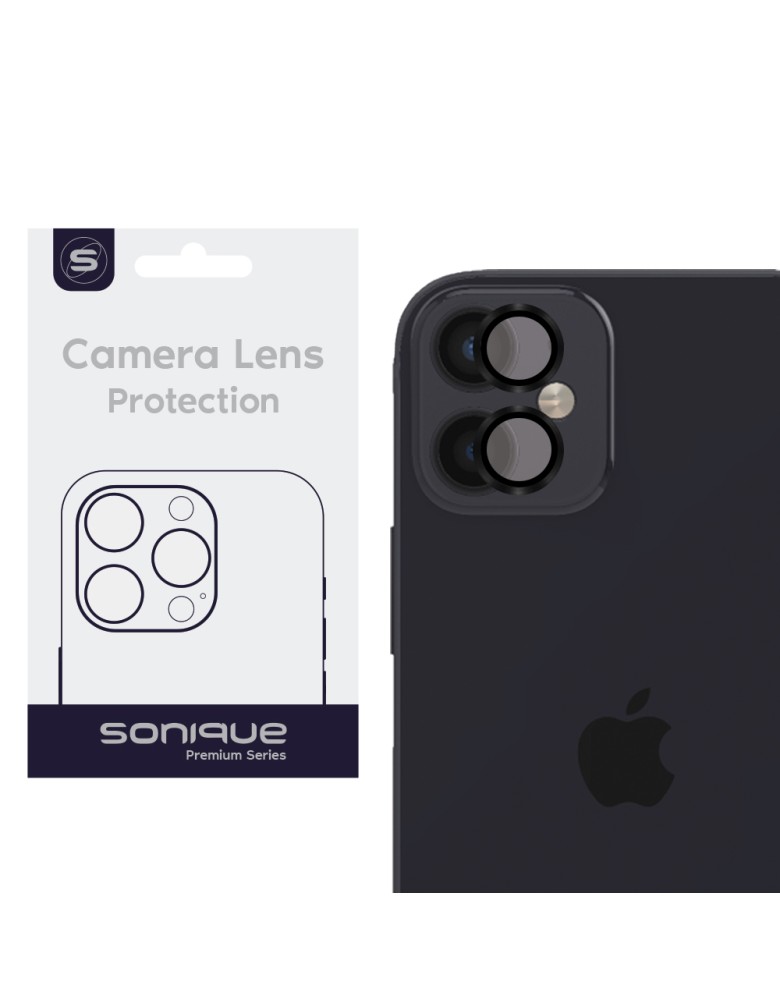 Camera Protection Sonique Lens Pro Apple iPhone 11 / iPhone 12 mini / iPhone 12 Black