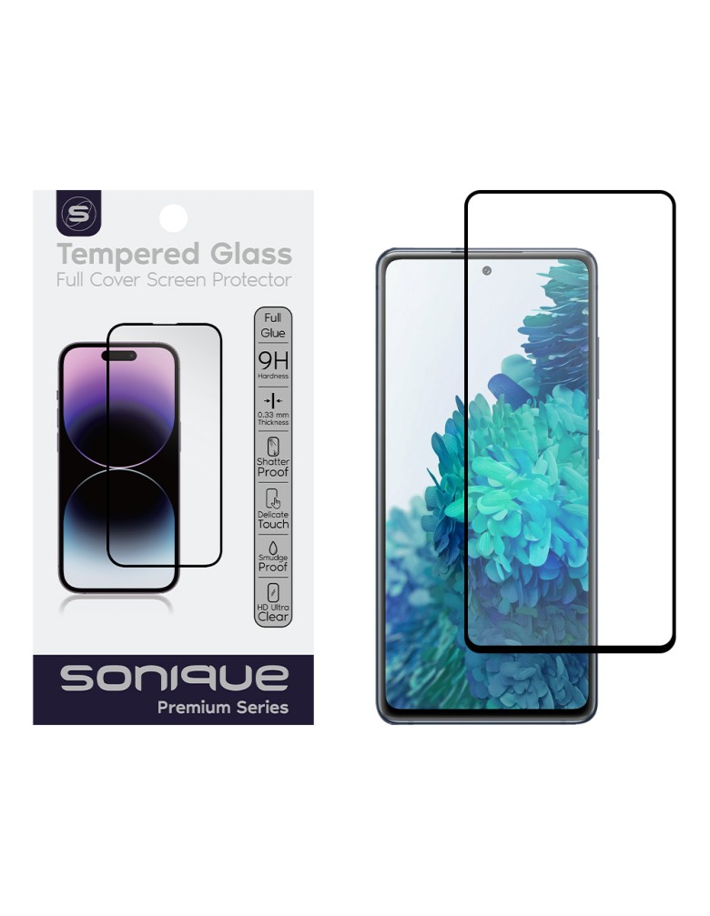 Hardy Glass Sonique Premium Series HD Full Cover 9H Samsung Galaxy S20 FE 4G/5G Μαύρο